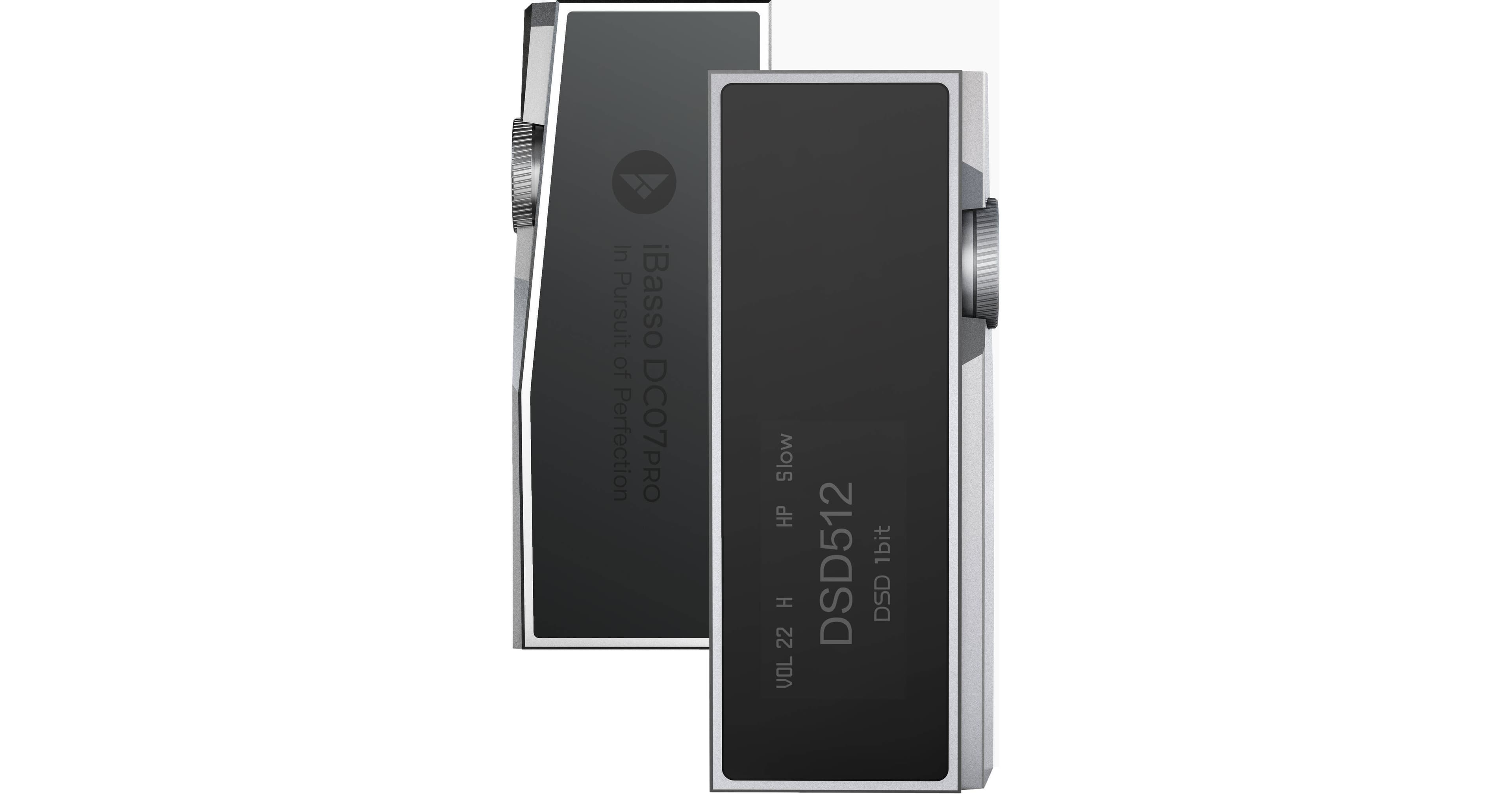iBasso DC07PRO Portable Hi-Res USB DAC and Amp (Silver)