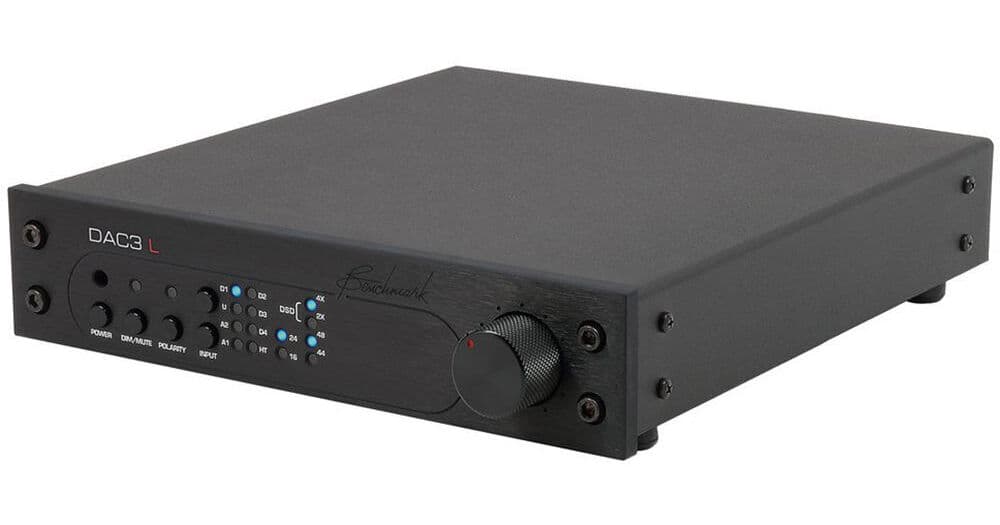 Benchmark DAC3-L Reference DAC and Stereo Preamp with Remote (Black)