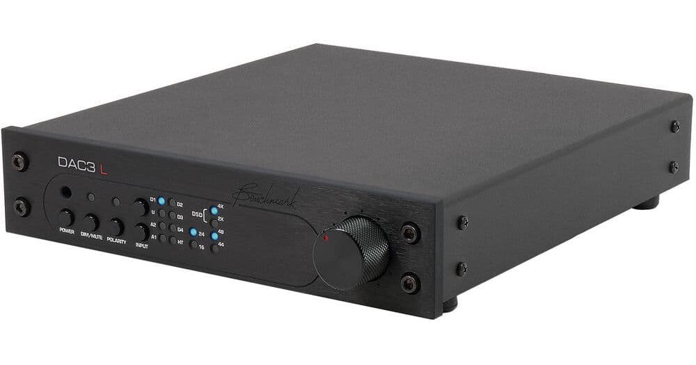 Benchmark DAC3-L Reference DAC and Stereo Preamp (Black)