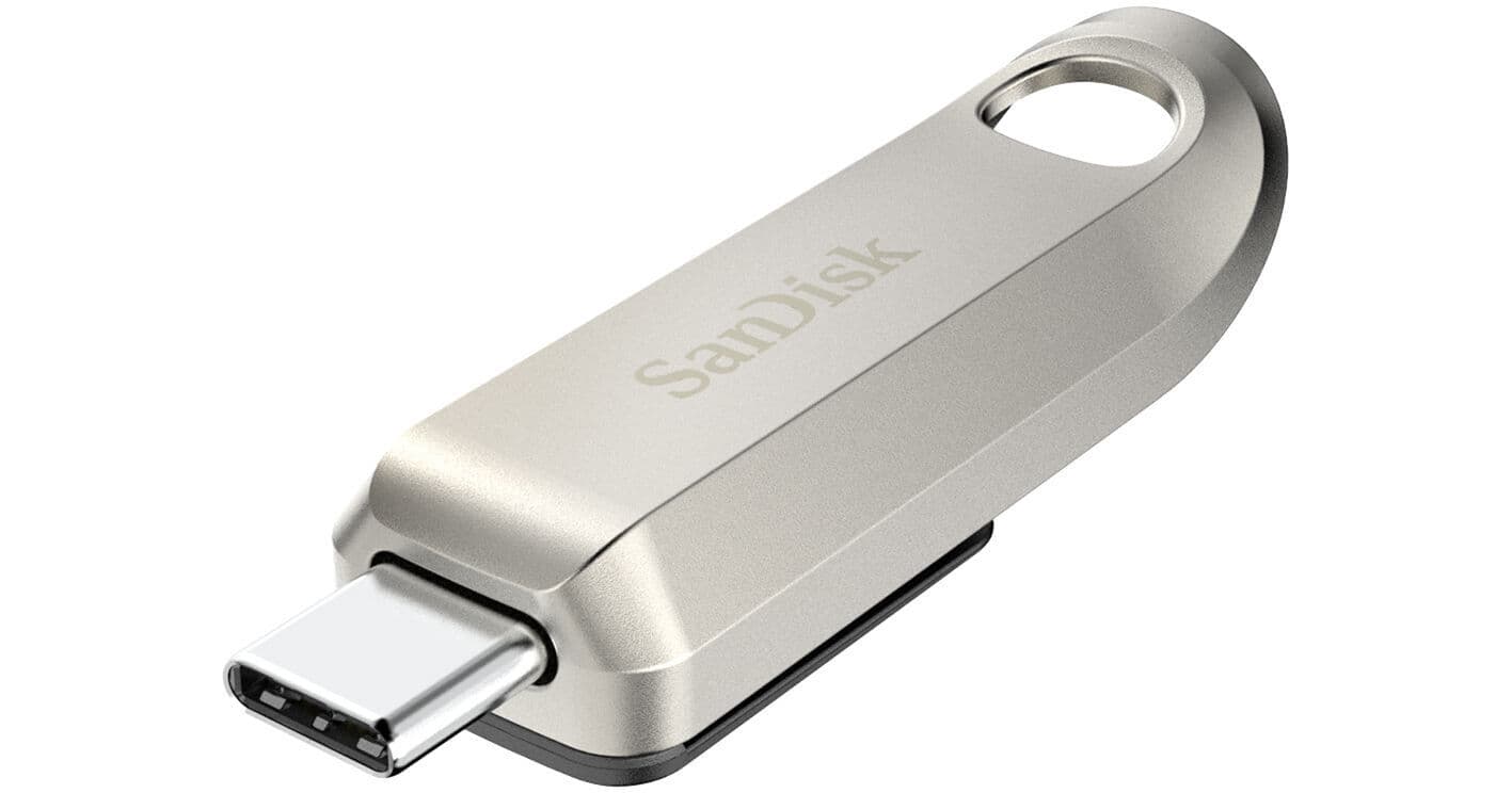 SanDisk 128GB Ultra Luxe USB-C 3.2 Gen 1 Flash Drive