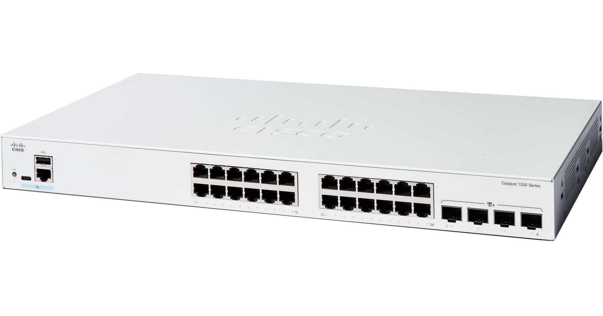 Cisco Catalyst C1200-24T-4X 24-Port Gigabit Managed Network Switch