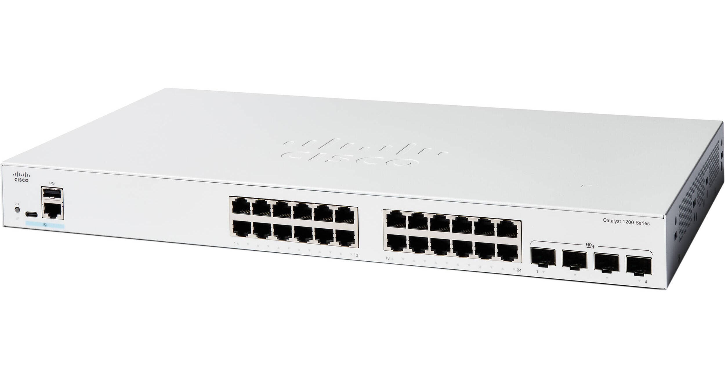 Cisco Catalyst C1200-24T-4X 24-Port Gigabit Managed Network Switch