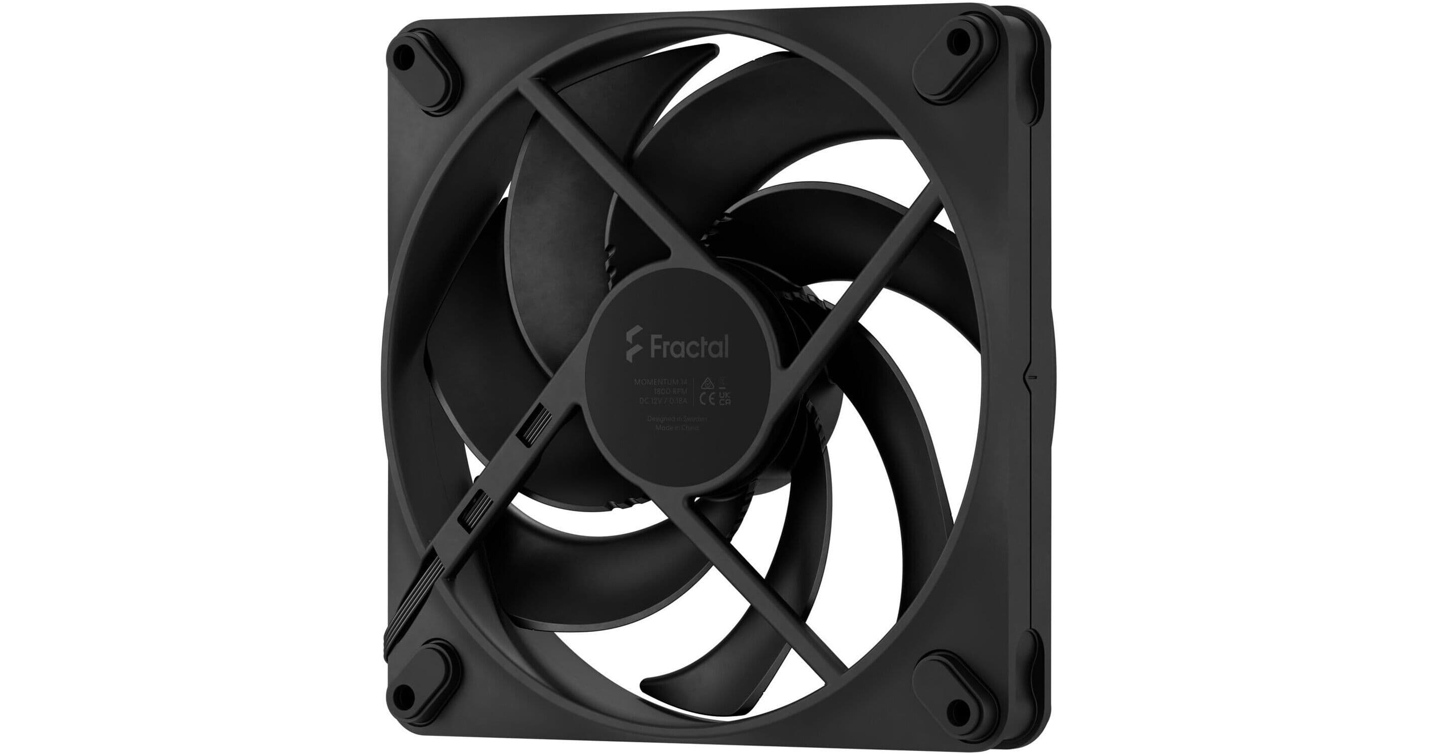 Fractal Design Momentum 14 140mm Fan (Black)