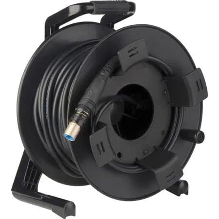 Camplex 164' opticalCON DUO to opticalCON DUO Singlemode Fiber Optic Tactical Cable Reel
