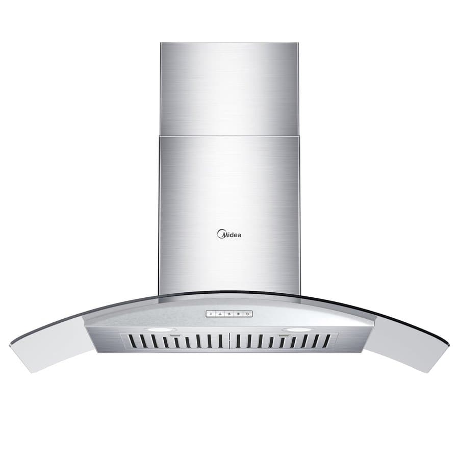 Midea 30 inch Convertible 450-CFM Stainless Steel Wall-Mounted Range Hood