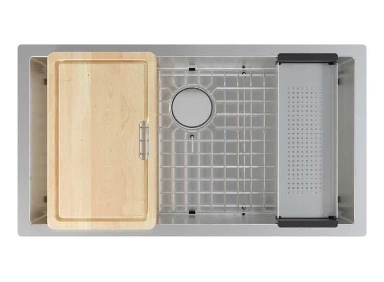 Franke 36-Inch Professional 2.0 Workcenter Kitchen Sink, Stainless Steel