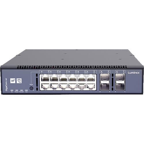Luminex GigaCore 16i 16-Port Multi-Gig Managed AV Network Switch
