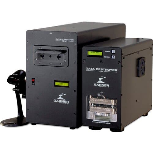 Garner DD-1XT5 NSA/DoD Degauss & Destroy Package with SSD-1