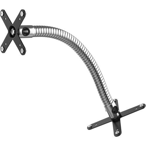 CTA Digital Heavy-Duty Security Gooseneck with Dual VESA Plates (Black)