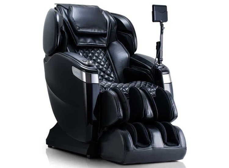 Cozzia Qi XE Pro Massage Chair, Black/Pearl Finish