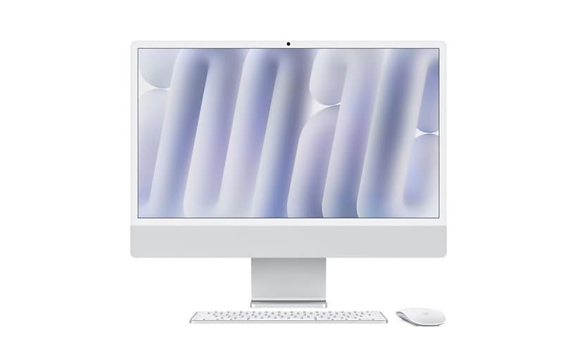 Apple iMac-24" - M4-16 GB RAM-256 GB SSD-8-core CPU-8-core GPU-Silver