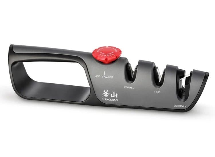 Cangshan 3-Stage Adjustable 14-24 Degree Knife & Scissor Sharpener