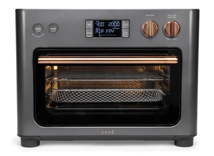 Cafe Couture Matte Black Smart Toaster Oven w/ Air Fry