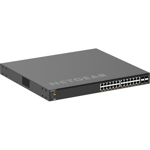 BZBGEAR Netgear AV Line M4350-24X4V 24-Port 10G PoE+ Compliant Managed Switch