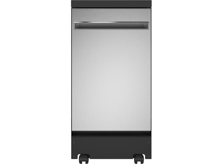 GE 18" Portable Dishwasher Stainless Steel