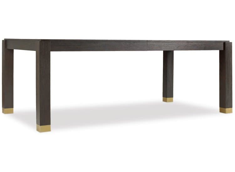 Hooker Furniture Curata Dark Wood Rectangle Dining Table