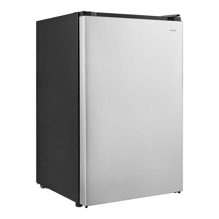 Vissani 4.3 cu. ft. Mini Refrigerator in Stainless Steel, ENERGY STAR
