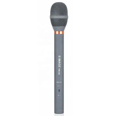 Ikan E-Image HM-99 Professional Handheld Condenser Interviewing Microphone with Brass Design