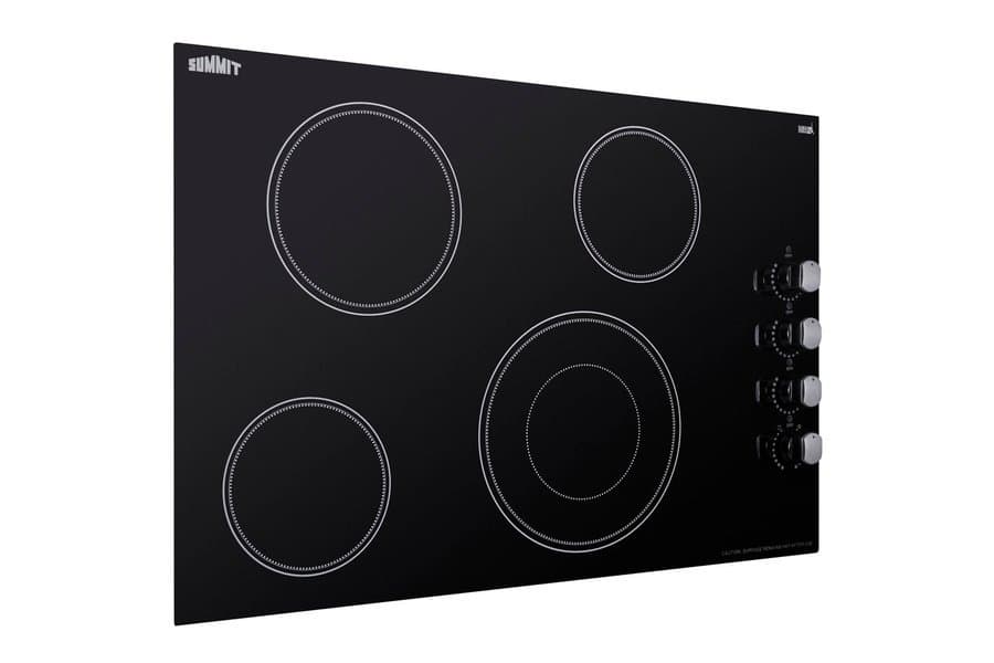Summit Appliance 30" Black Electric Cooktop CR4B30MB