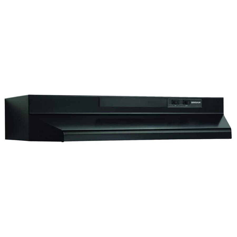Broan 24" Under-Cabinet Range Hood Black