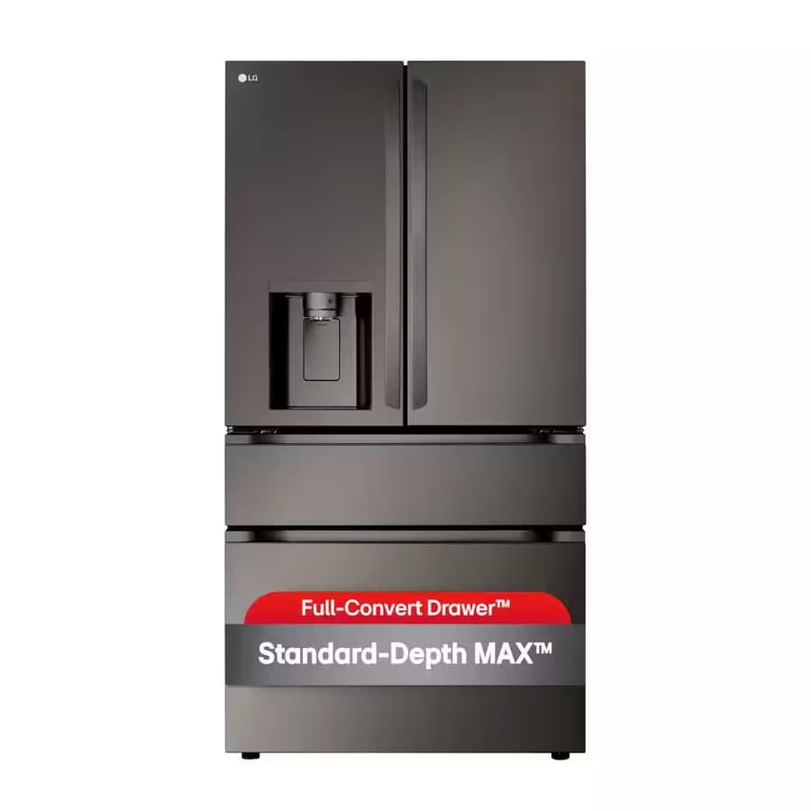 LG 28.6 Cu. Ft. French Door Refrigerator 36" Black Stainless Steel