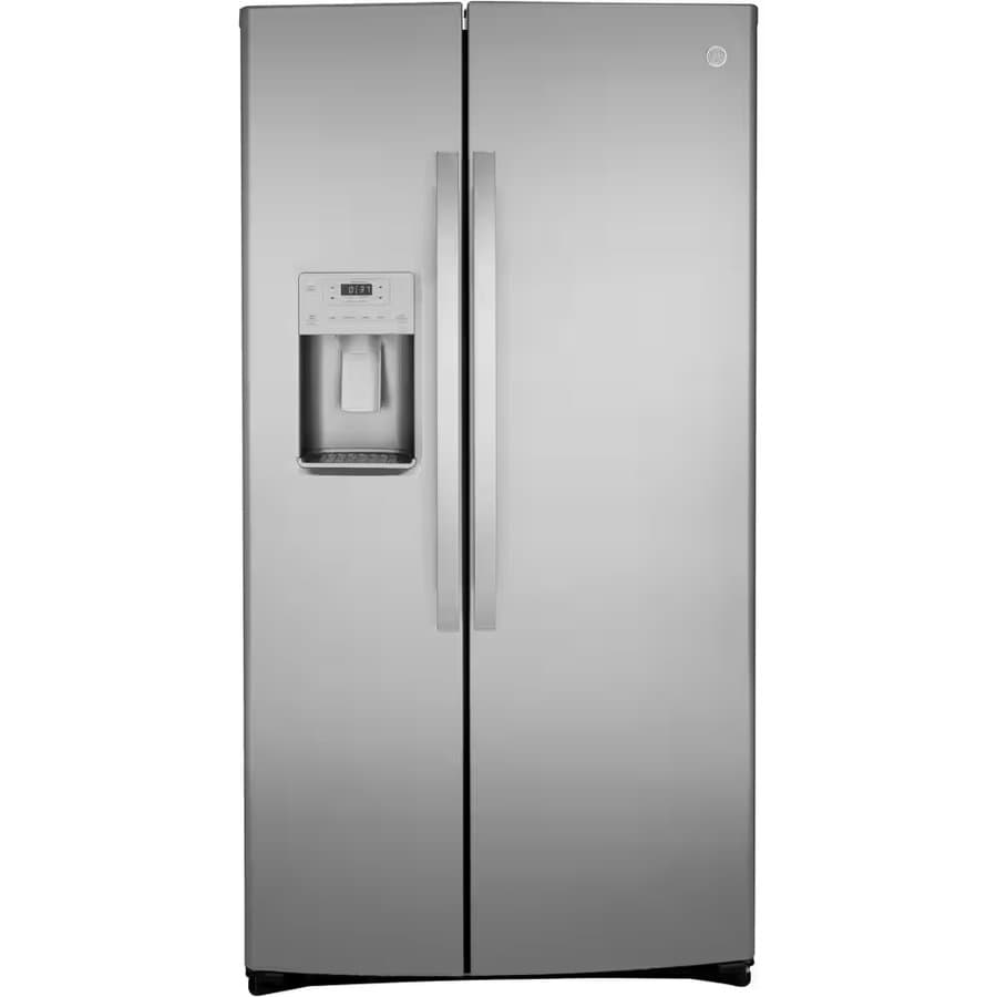 GE 21.8 Cu. Ft. Side-by-Side Refrigerator 36" Stainless Steel