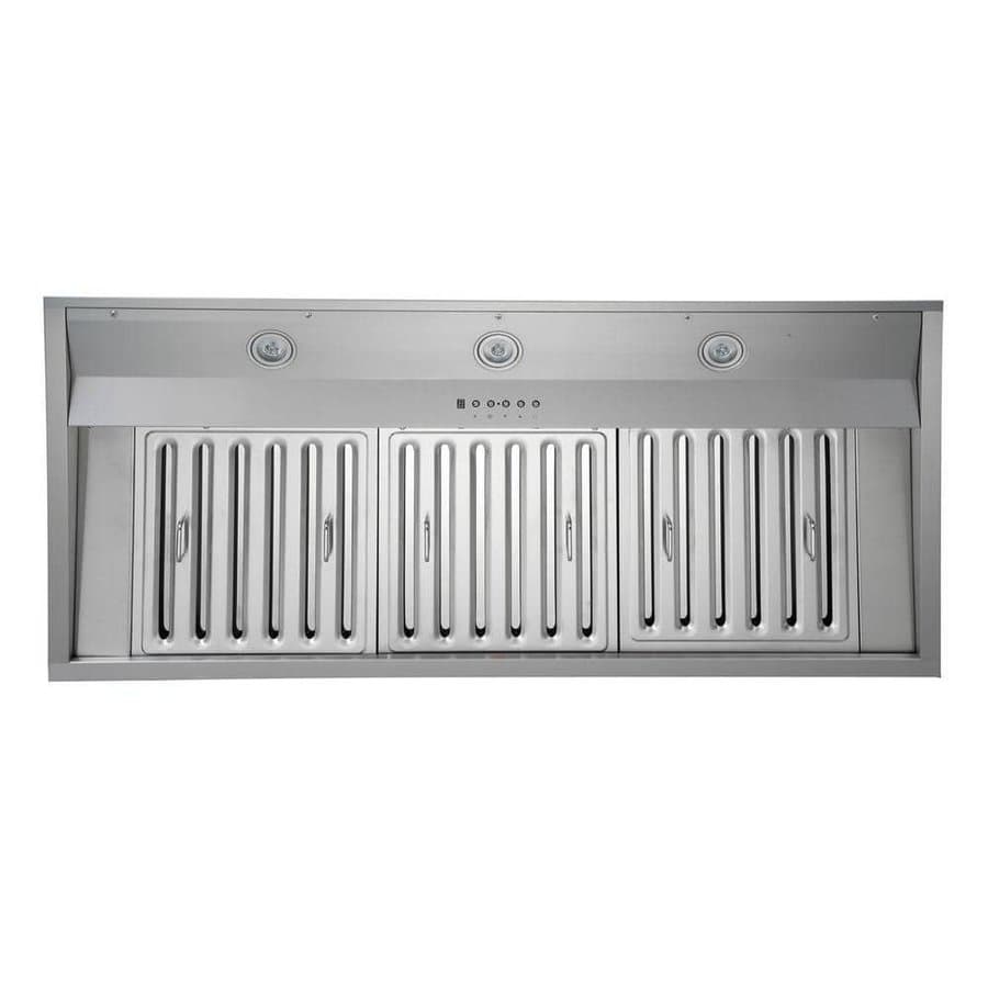 1200 CFM 48 in. Wide Built-In/Insert Range Hood in Stainless Steel with QuietMode