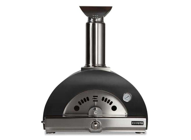Coyote 30-Inch Hybrid Liquid Propane Pizza Oven, Matte Black
