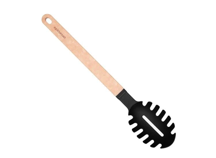 Epicurean Gourmet Series Utensils Natural Black Pasta Server