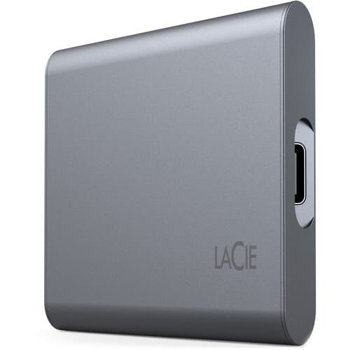 LaCie 1TB Mobile SSD Secure External Drive (Space Gray)