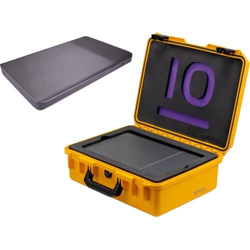 iodyne 12TB Pro Data Fly Kit (Dark Space Gray, Yellow)