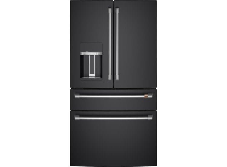 Cafe Cafe 27.6 Cu. Ft. French Door Refrigerator 36" Matte Black