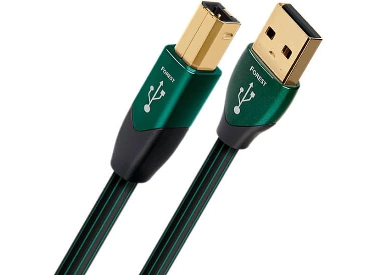 AudioQuest 2.5 Feet Forest USB A To B Digital Interconnect Cable