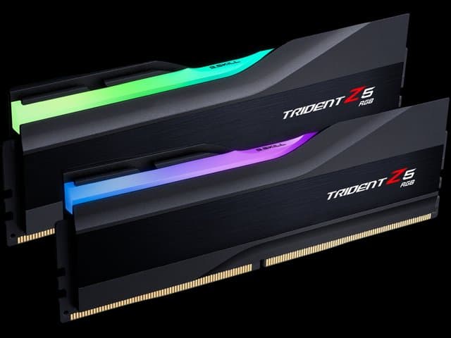 G.SKILL Trident Z5 RGB Series 32GB (2 x 16GB) 288-Pin PC RAM DDR5 6400 (PC5 51200) Desktop Memory Model F5-6400J3239G16GX2-TZ5RK