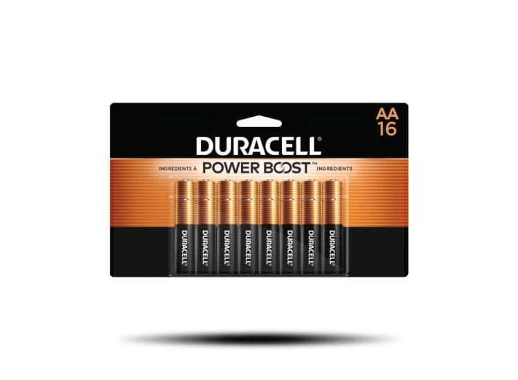 Duracell Coppertop AA Alkaline Battery 16 Pack