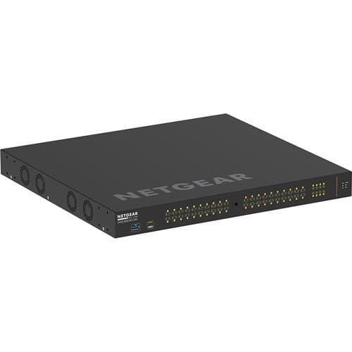 BZBGEAR Netgear AV Line M4250-40G8XF-PoE+ 40-Port Gigabit PoE+ Compliant Managed Switch (TAA Compliant)