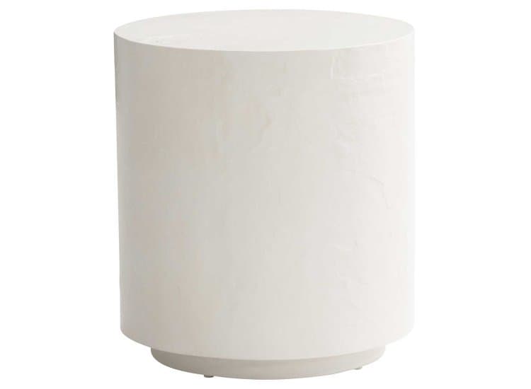 Bernhardt Trapani Outdoor Side Table, Smooth Quarry