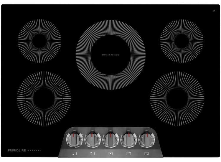 Frigidaire 30" Electric Cooktop Black Stainless Steel