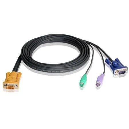 ATEN 2L-5210P SPHD15 to VGA and PS/2 KVM Cable (30')
