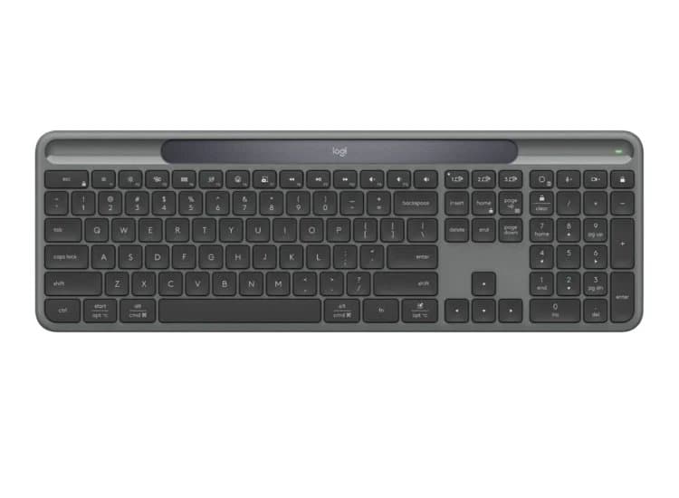 Logitech Signature Slim K980 Solar Plus Wireless Keyboard, Graphite