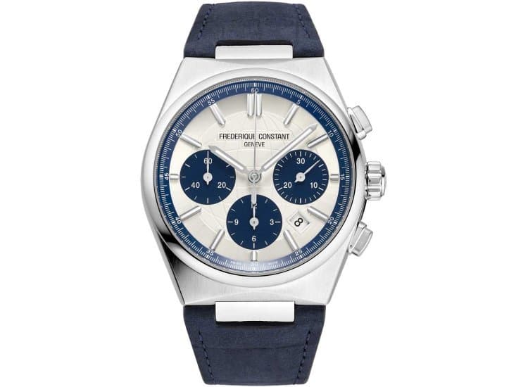 Frederique Constant Highlife Chronograph Automatic Watch Limited Edition 41mm with Silver Dial