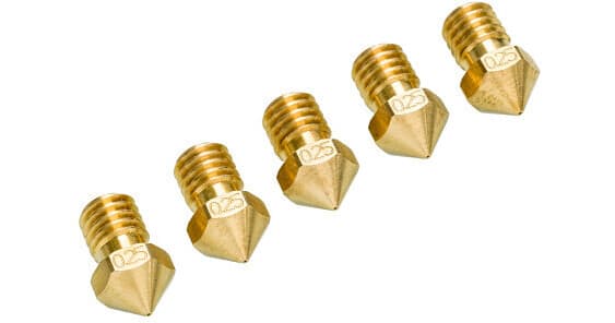 UltiMaker 0.25mm Nozzle (5-Pack)