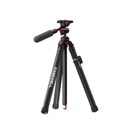 Freewell FW-T1 5-Section Carbon Fiber Real Travel Tripod/Monopod with 360 Degree Ball Head