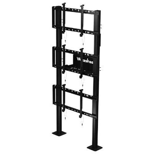 Peerless-AV Modular Video Wall Pedestal Mount for 46 to 60" Displays (1x3 Configuration)