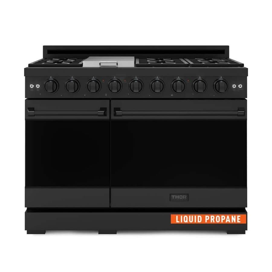 THOR KITCHEN Gas Ranges 6 48 Matte Black