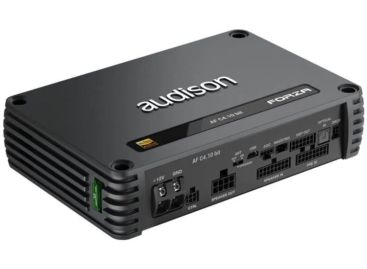 Audison Forza 600W 4-Channel Amplifier With 10-Ch DSP