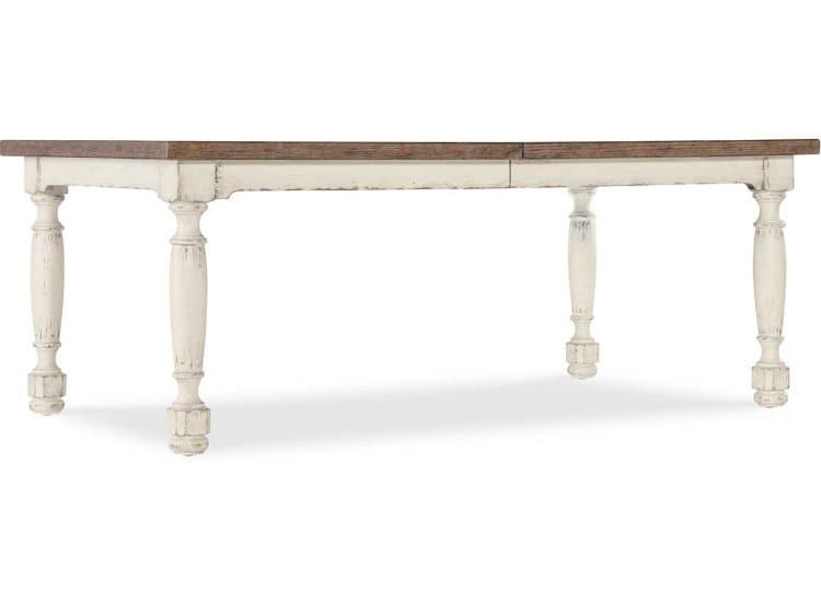 Hooker Furniture Americana Dining Table with 22-Inch Leaf, Daisy and Honey