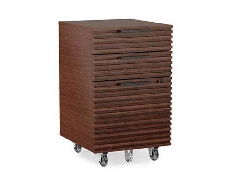 BDI Corridor 6507 Chocolate Stained Walnut File Cabinet