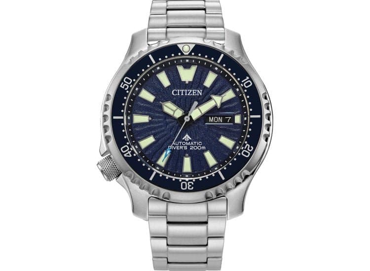 Citizen Promaster Dive Automatic Blue Dial Stainless Steel Watch, 44mm