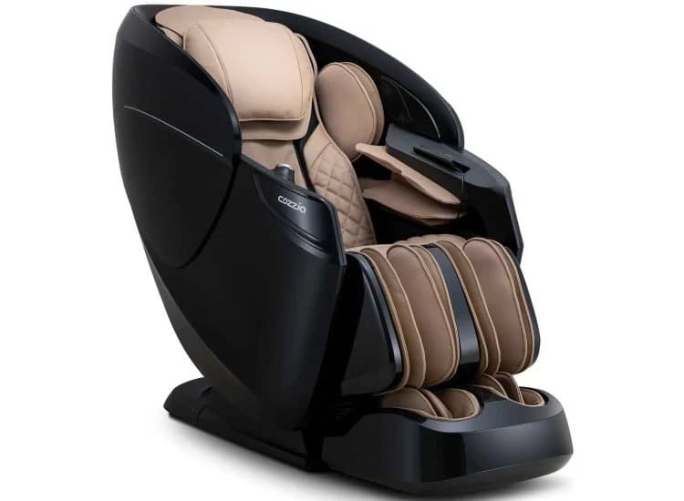 Cozzia Fusion Pro Massage Chair, Toffee | Black
